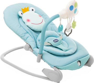 Chicco Balloon Bouncer for Babies and Children Evolutionary 0 M-18 kg, Rocking and Armchair Functions, Reclining Backrest, Compact Closure, Vibration, Interactive Electronic Play, Lights and Sounds,